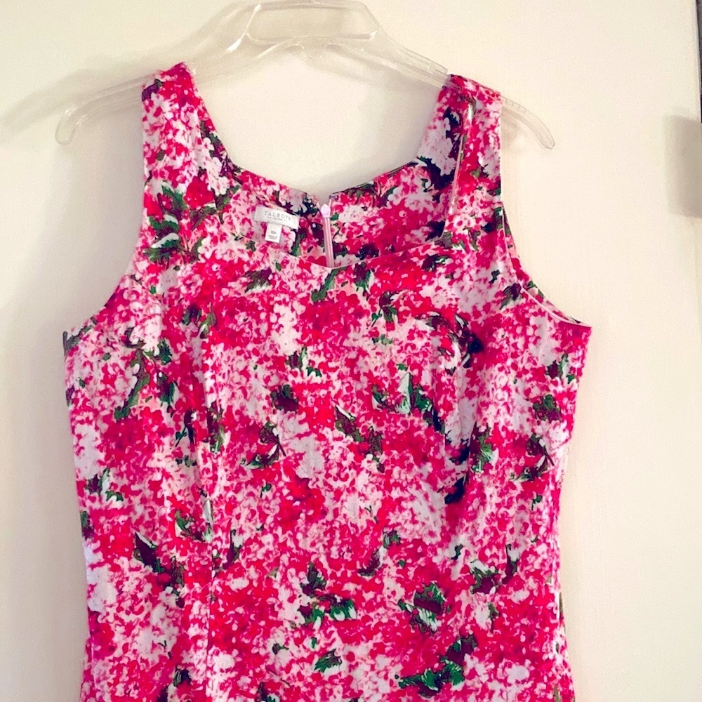 Talbots floral A-line dress. NWOT - Picture 2 of 7
